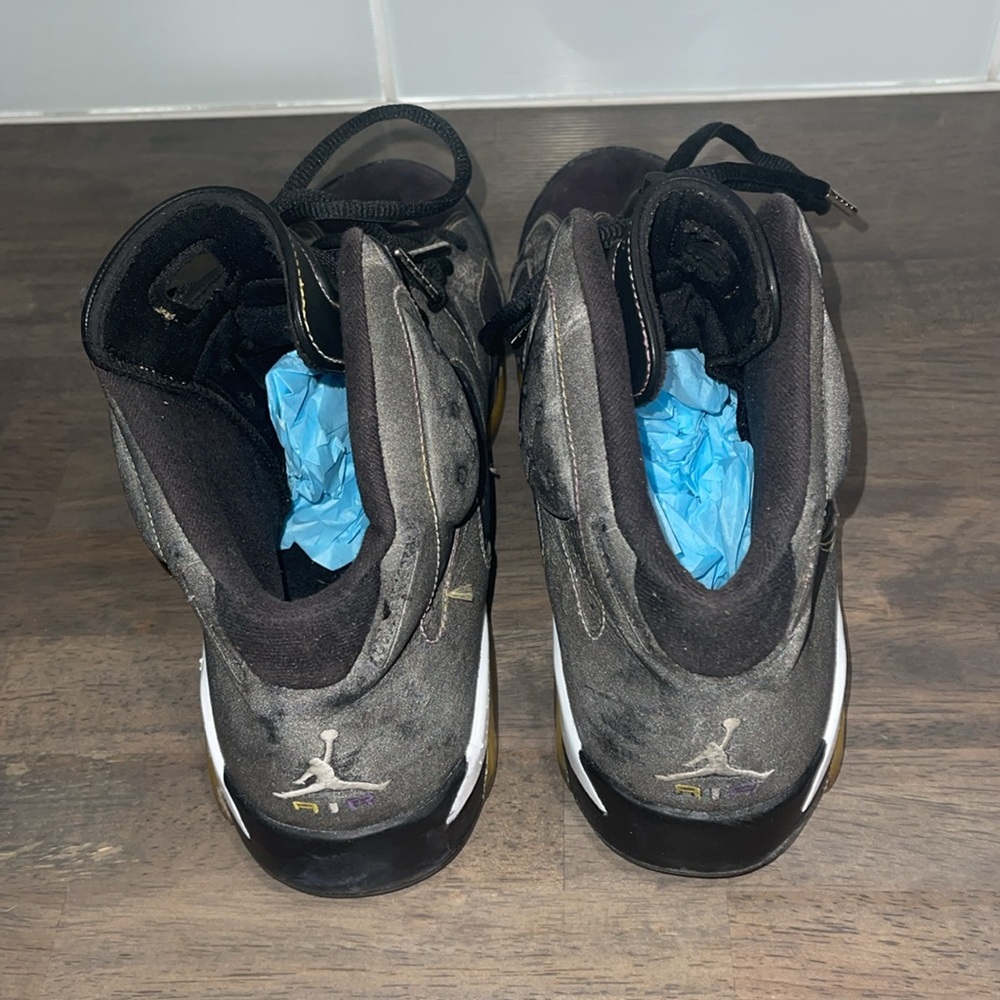 2010 Nike Air Jordan 6 Retro Lakers Kobe Men’s Size 13 Pre-owned Fair Condition - Picture 3 of 9